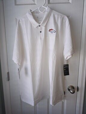 NWT Mens Dri Fit On The Field NFL Denver Broncos Nike Polo SZ2XL MSRP 85 W/Pocke